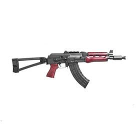 Zastava ZPAP M92 7.62x39 AK Pistol - Red Furniture - SB Tactical Folding Brace